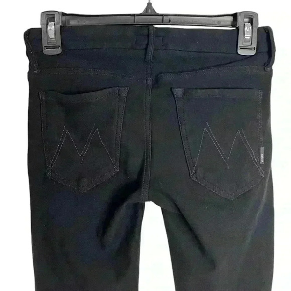 Mother The Looker Jeggings in Black Magic Size 26 - Picture 7 of 11